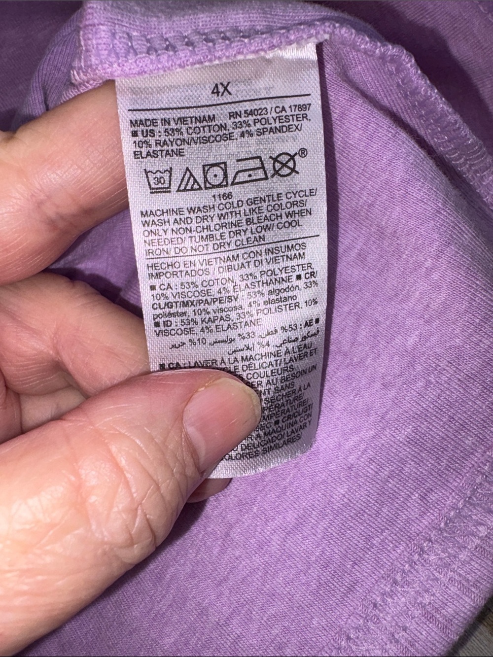Old Navy Cropped Tops Ribbed Tee + Lavender Ribbed Tank Set Plus Size 4X - Picture 9 of 14